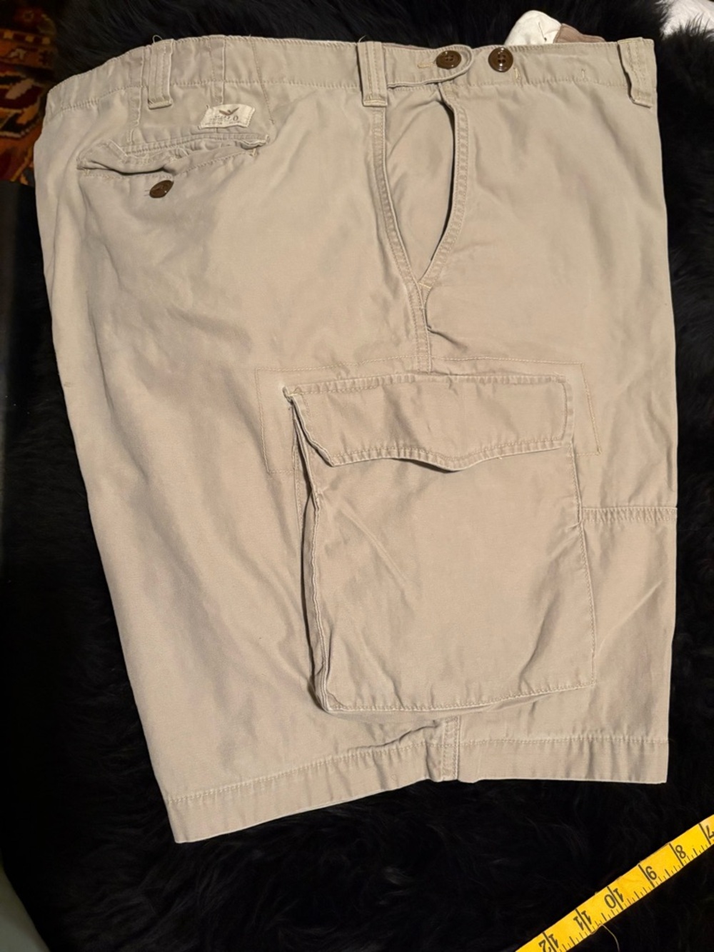 Polo Tan Khaki Cargo Shorts